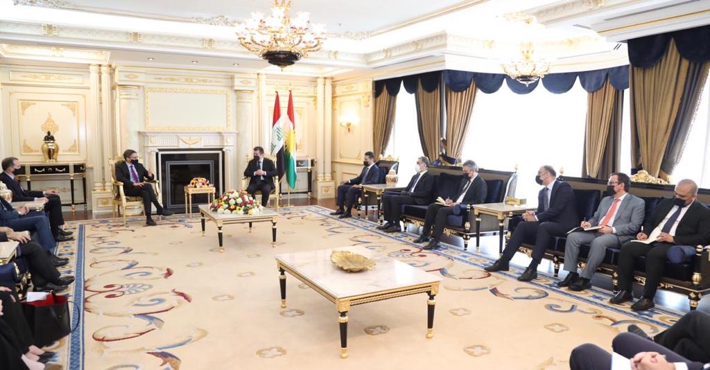 جانب من اجتماع اليوم - صورة: KRG